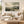 Sage Mountain Valley Impasto Landscape Art Print styled in a living space