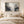Slate Gray Abstract River Landscape Wall Art styled in a room