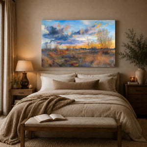 Sunset Meadow Wall Art