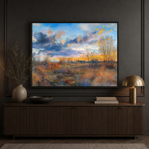 Sunset Meadow Wall Art