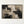 Taupe and Black Layered Abstract Wall Art in a black floating frame