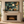 Teal and Copper Patchwork Abstract Wall Art styled in a living space