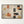 Terracotta and Black Geometric Abstract Wall Art in a black floating frame
