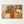 Terracotta and Olive Patchwork Abstract Wall Art in a floating frame
