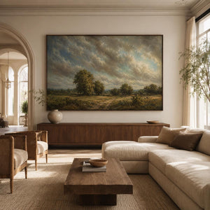 Vintage Countryside Landscape Art Print