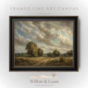 Vintage Countryside Landscape Art Print