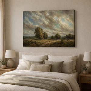 Vintage Countryside Landscape Art Print