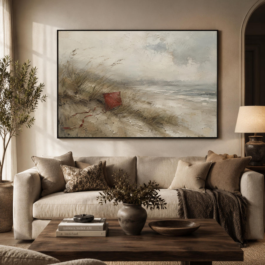 Vintage Framed Coastal Beach Wall Art
