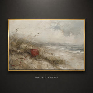 Vintage Framed Coastal Beach Wall Art