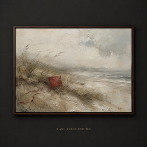 Vintage Framed Coastal Beach Wall Art